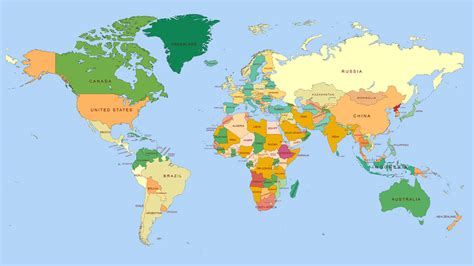 Maps of the world High resolution | Sejarah Negara Com