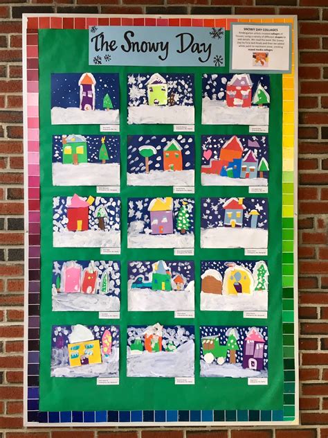 Art at Hosmer: Snowy Day Collages