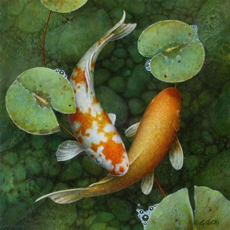 New & Recent Work Archives • Koi Fish Paintings by Terry Gilecki | Fish ...