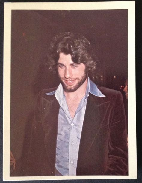 Original 1978 "John Travolta" Post Card *Beard* | John travolta, Beard ...