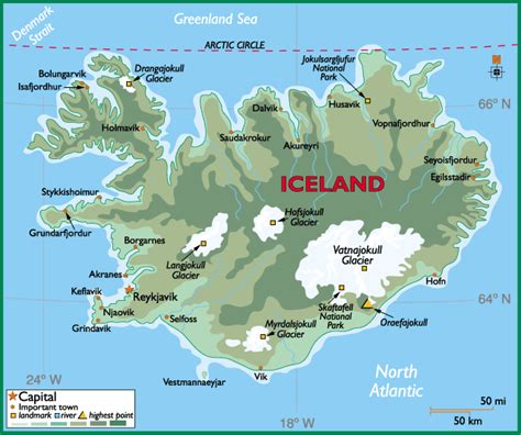 Iceland Map