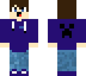 Blue Hair Boy | Minecraft Skins