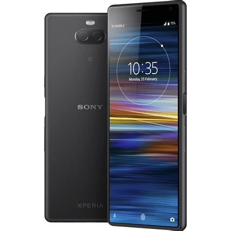 Sony Xperia 10 Unlocked GSM/Verizon Smartphone, 6.0" 21:9 Wide Display ...