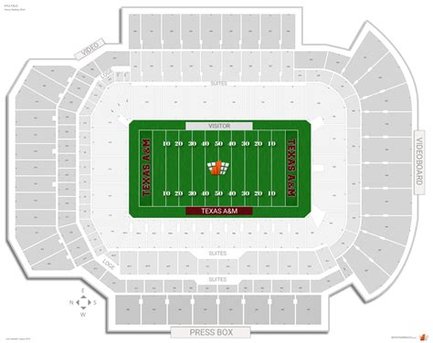 Kyle Field Seating Chart With Views | Two Birds Home