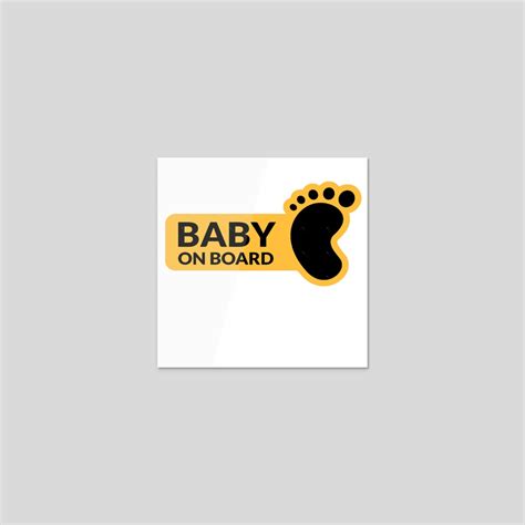 Baby On Board Funny Car Sign Board , an art print by William ...