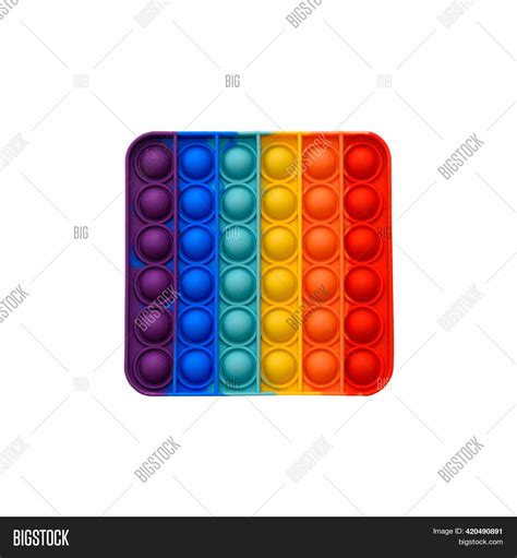 Rainbow Pop Fidget Toy Image & Photo (Free Trial) | Bigstock