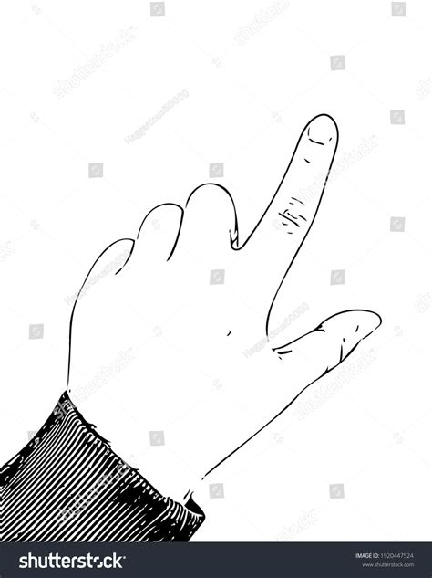 354 Finger Pointing Something Sketch Images, Stock Photos & Vectors ...