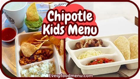 Chipotle Kids Menu 2024