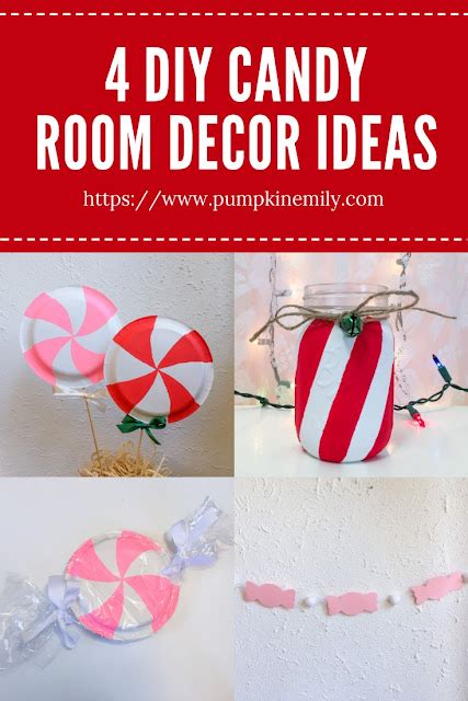 4 DIY Candy Room Decor Ideas