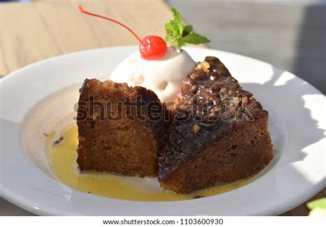 Delicious Traditional South African Malva Pudding Stock Photo (Edit Now ...