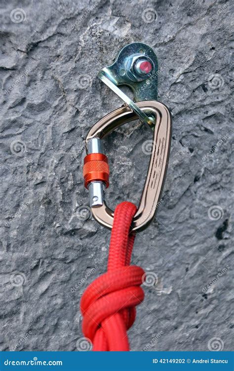 Rock climbing gear stock photo. Image of adventure, hanging - 42149202