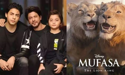 SRK, Aryan, AbRam voice iconic characters in Hindi trailer for 'Mufasa ...