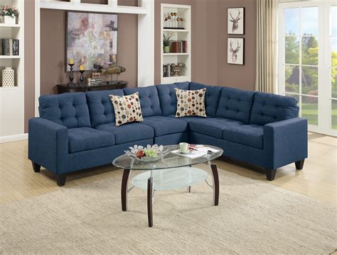 Navy Blue Sectional Sofa Bed | Cabinets Matttroy