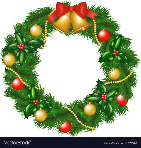 Christmas garland Royalty Free Vector Image - VectorStock