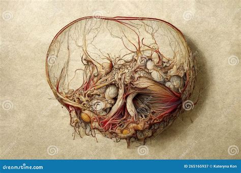 Teratoma, or Dermoid Cyst, Illustration Stock Illustration ...