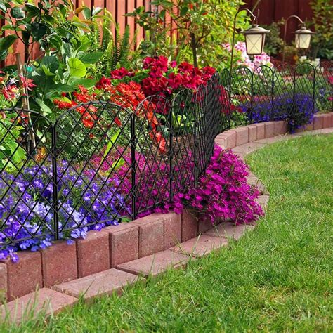 25 Pack Decorative Garden Fence, 27 Ft. Total Length x 24 In. High ...