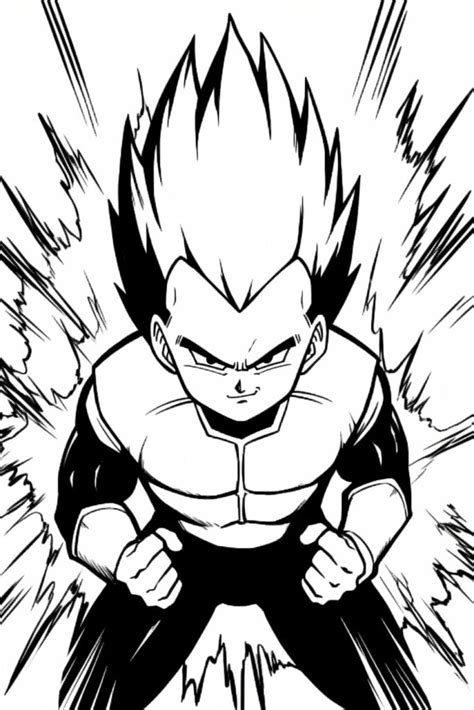 Vegeta Coloring Pages