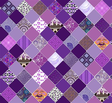 "Purple Communal Quilt for I ♥ Patterns" by I ♥ Patterns | Redbubble