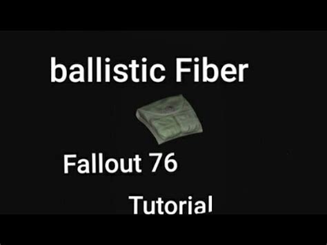 Fallout 76 ballistic fiber - westwb