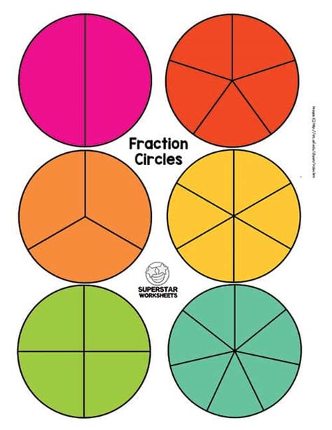 Free Printable Fraction Circles - Free Templates Printable