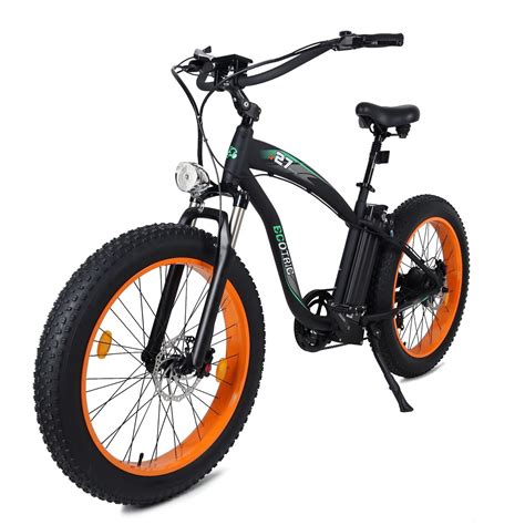 Ecotric 26 In. × 4 In. Fat Tire Electric Bike e-bike Mountain Beach ...