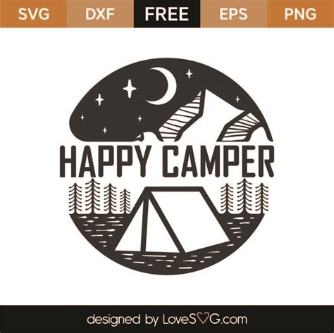 Happy Camper SVG Cut File SVG - LoveSVG