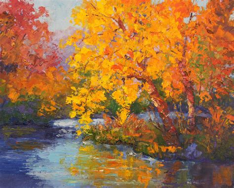 Palette Knife Painters, International: Impressionist Autumn Painting ...