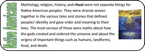 Native American Mythology - Exploration Extravaganza