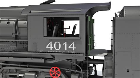 3D Model Steam Locomotive Big Boy Train - TurboSquid 2000796