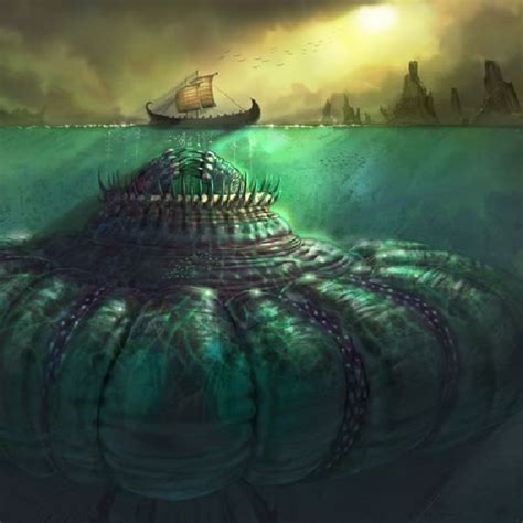 odyssey charybdis yrtu | Sea monster art, Sea monsters, Mythical creatures