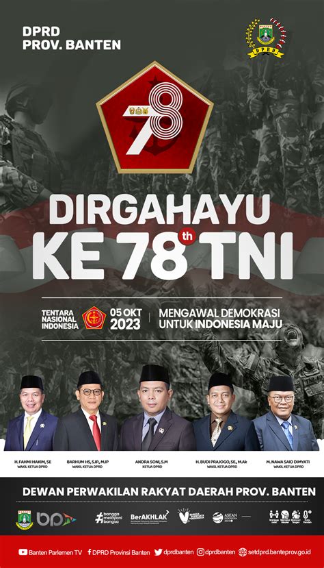 Dprd Prov Banten Mengucapkan Hut Ke78 Tahun Star7tvcom