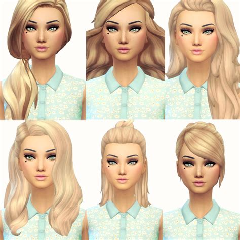 Sims 4 cc hair maxis match pack - koolvsa