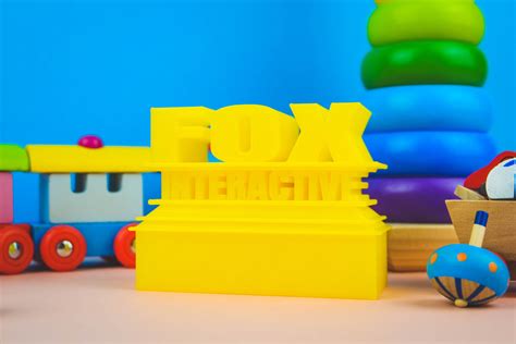 Fox Interactive 3D Printed Logo - Etsy