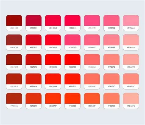 What is the PMS color for red?