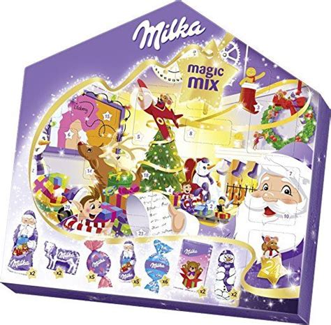 Milka magic mix adventskalender 1 x 204g i adventskalender mit schokolade i weihnachtskalender i ...