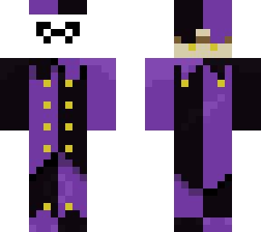 Jester - Dark and Purple | Minecraft Skin