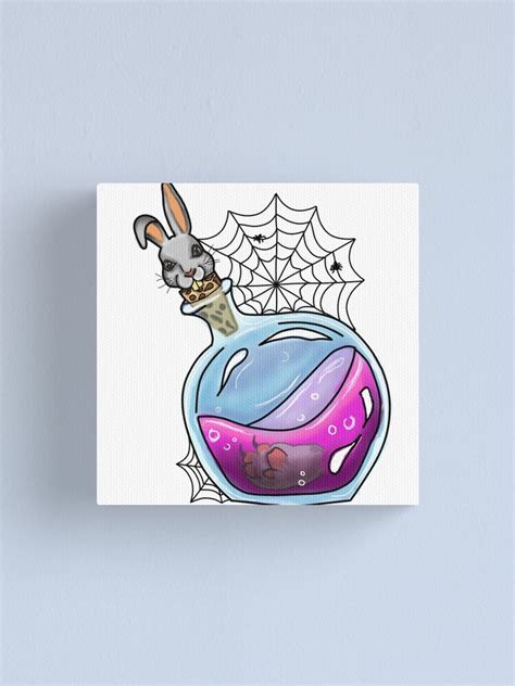 "Lucky Rabbit Foot Potion " Canvas Print by Dollies-co | Redbubble