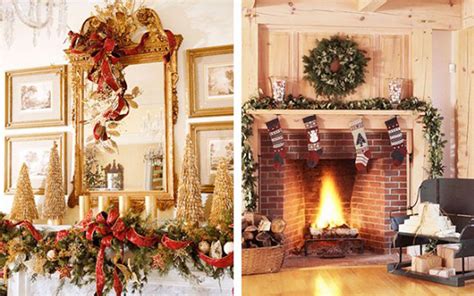 Beautiful Ideas For Christmas Fireplaces Decor - Elly's DIY Blog