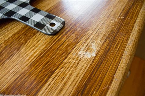 DIY Countertop Makeover from Laminate to Butcher Block for Less ...