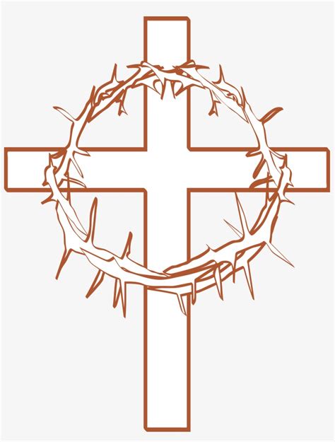 Crown Of Thorns With Cross Clipart