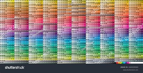 940 Cmyk Pantone Color Chart Stock Vectors and Vector Art | Shutterstock