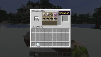 Winter Stonecutter Miniblock Recipes - Gallery