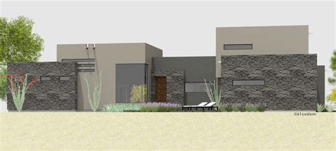 Luxury Modern Courtyard House Plan | 61custom | Contemporary & Modern ...