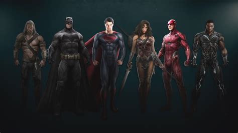 Justice League Concept Art Reveals the Whole Team | Collider