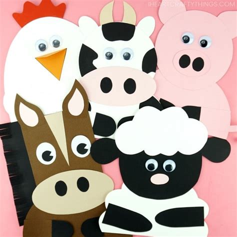 Farm Animal Crafts - I Heart Crafty Things