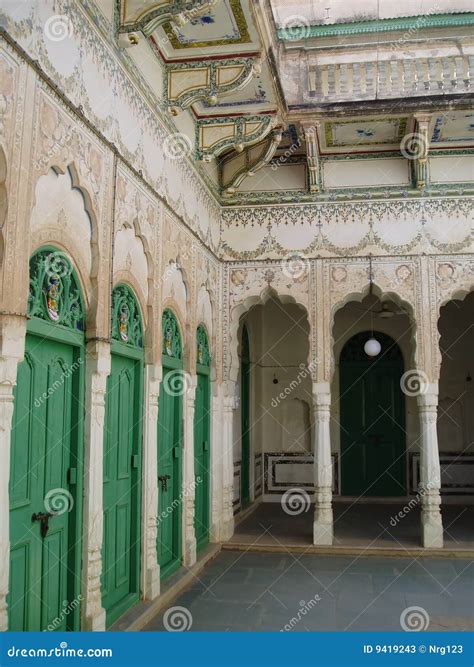 Haveli Interior stock image. Image of tiled, interior - 9419243