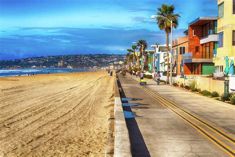 Mission Beach Boardwalk Photograph by Alison Frank | Pixels