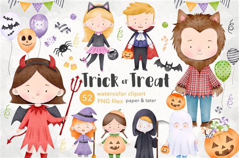 Trick Or Treat Clipart For Kids