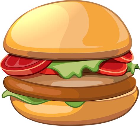 Cheeseburger Hamburger French fries Illustration Veggie burger ...