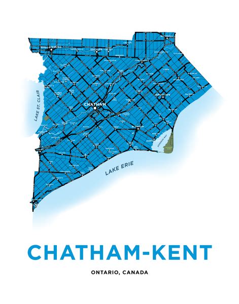 Chatham-Kent Map Print – Jelly Brothers